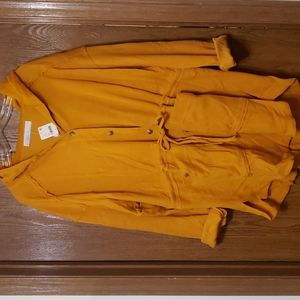 Free people gold rikki cardigan